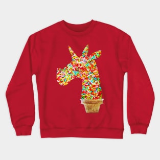 Sprinkled Unicorn Ice Cream Crewneck Sweatshirt